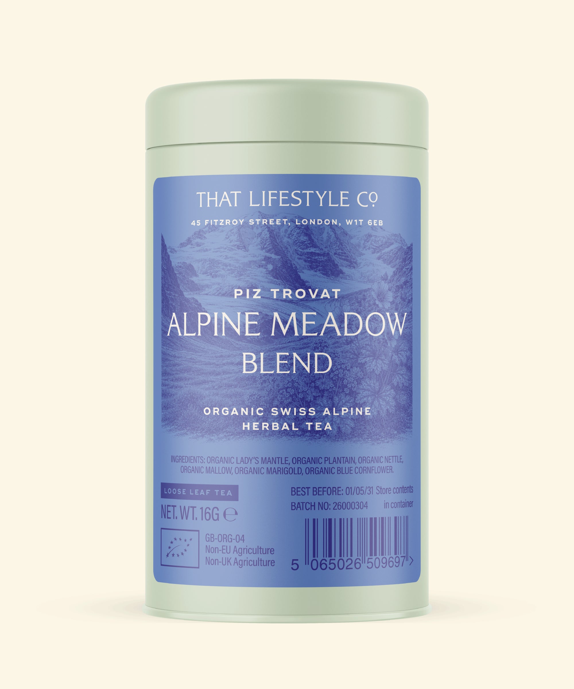 Organic Alpine Meadow Blend — Loose Leaf Tin