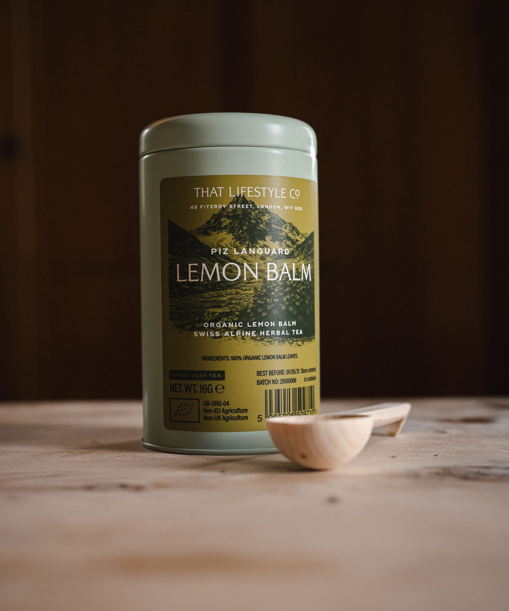Alpine Lemon Balm Loose Leaf Bundle - Tin & Refill