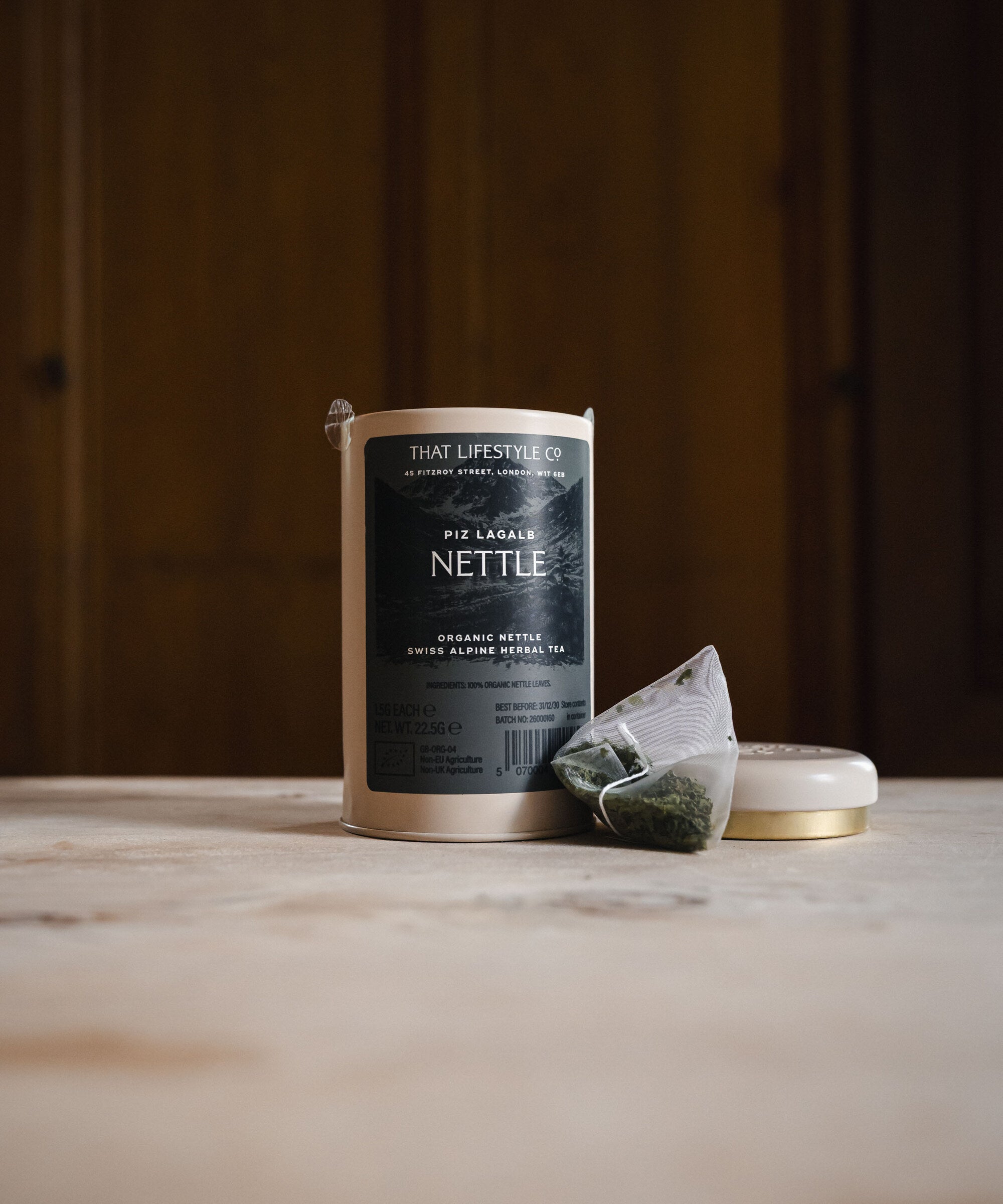 Organic Alpine Nettle Herbal Tea — 15 Bags