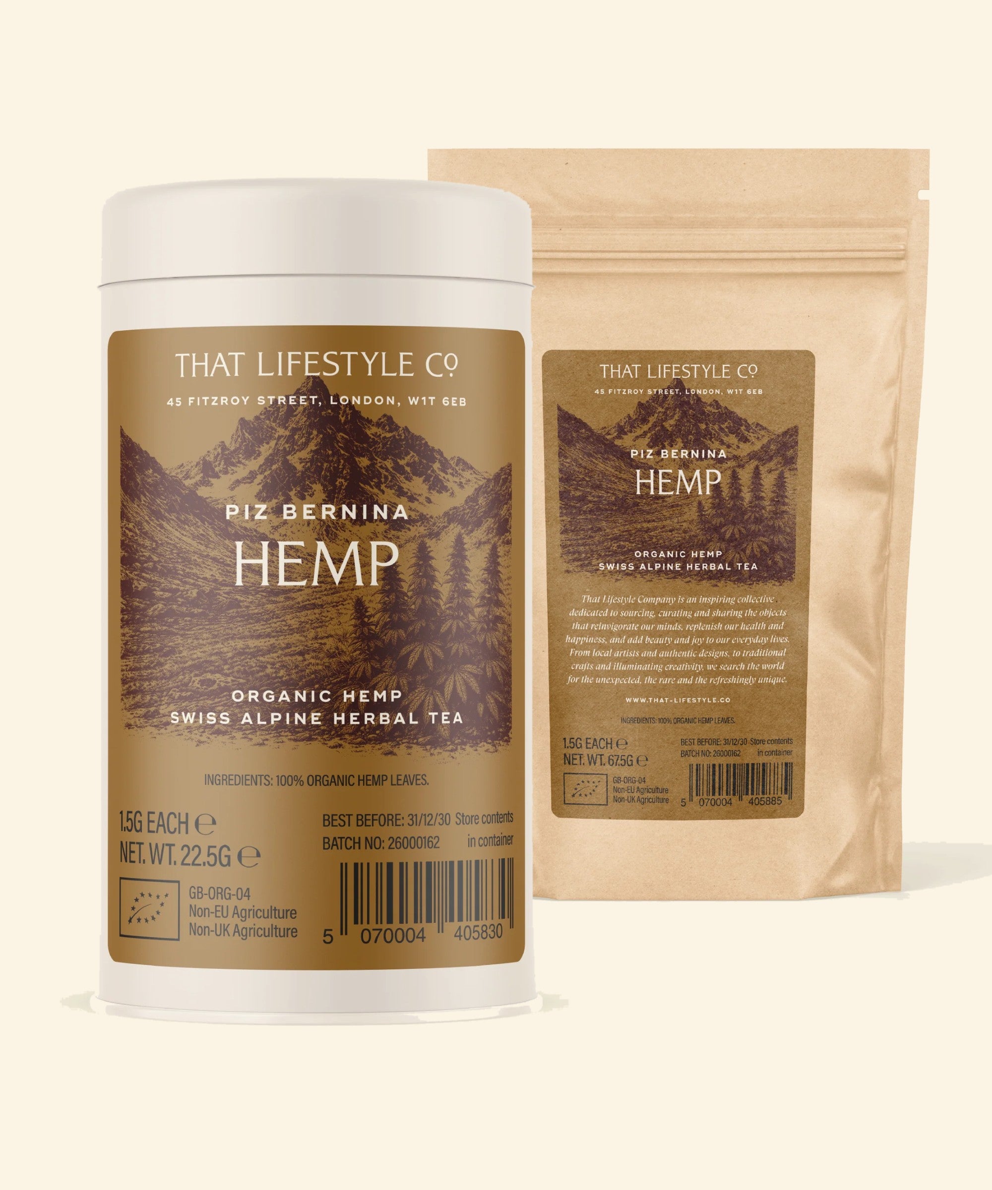 Alpine Hemp Herbal Tea Bundle - 60 Bags