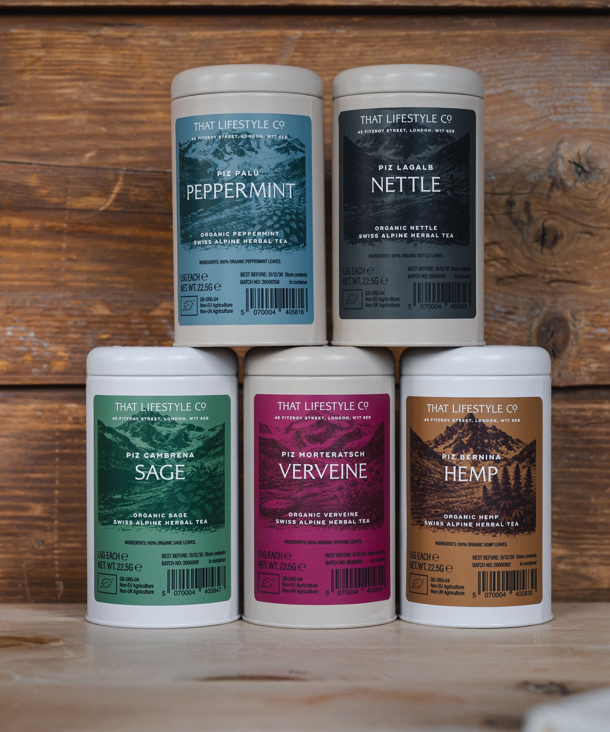 Organic Swiss Herbal Tea Collection