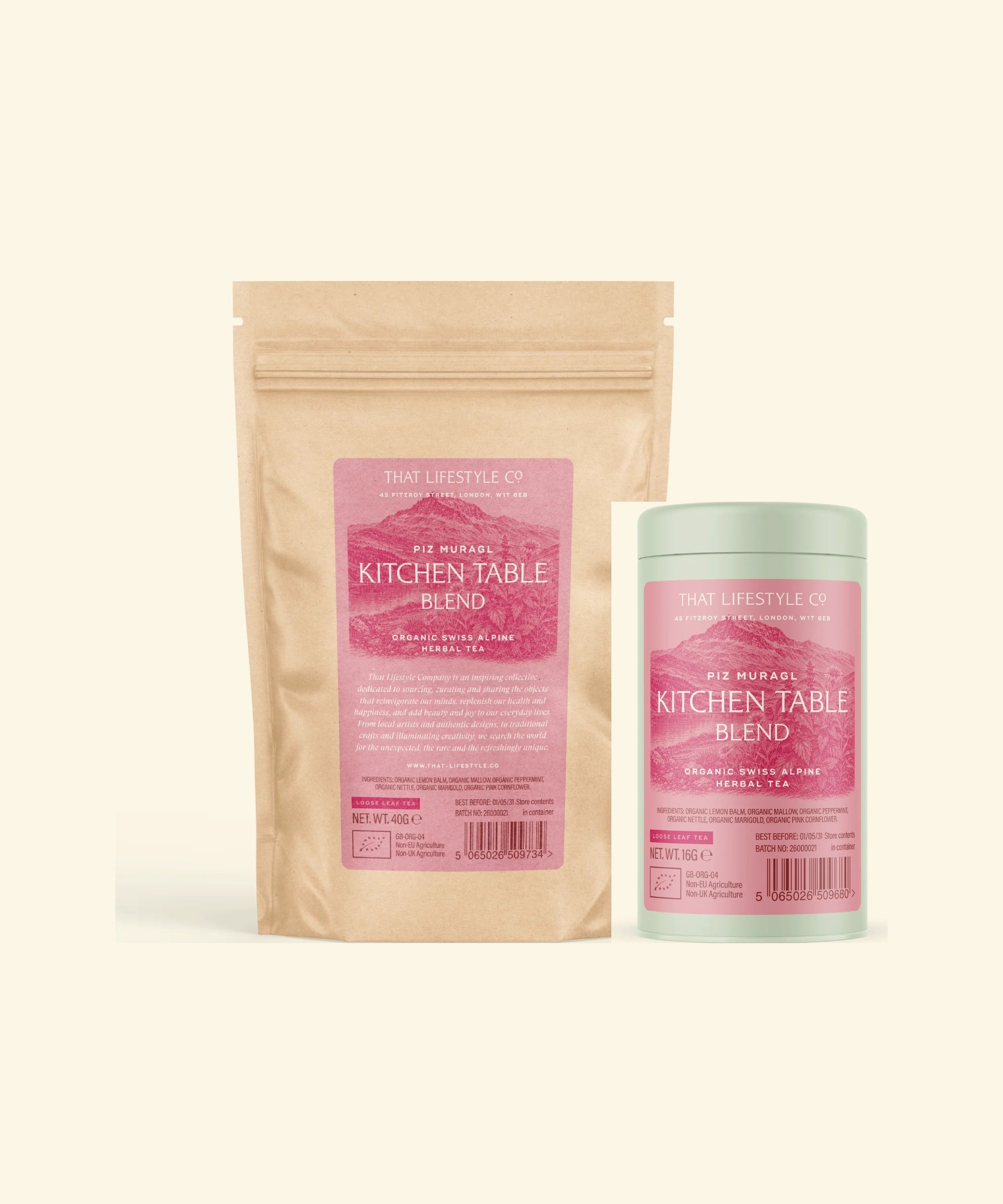 Kitchen Table Blend Loose Leaf Bundle - Tin & Refill