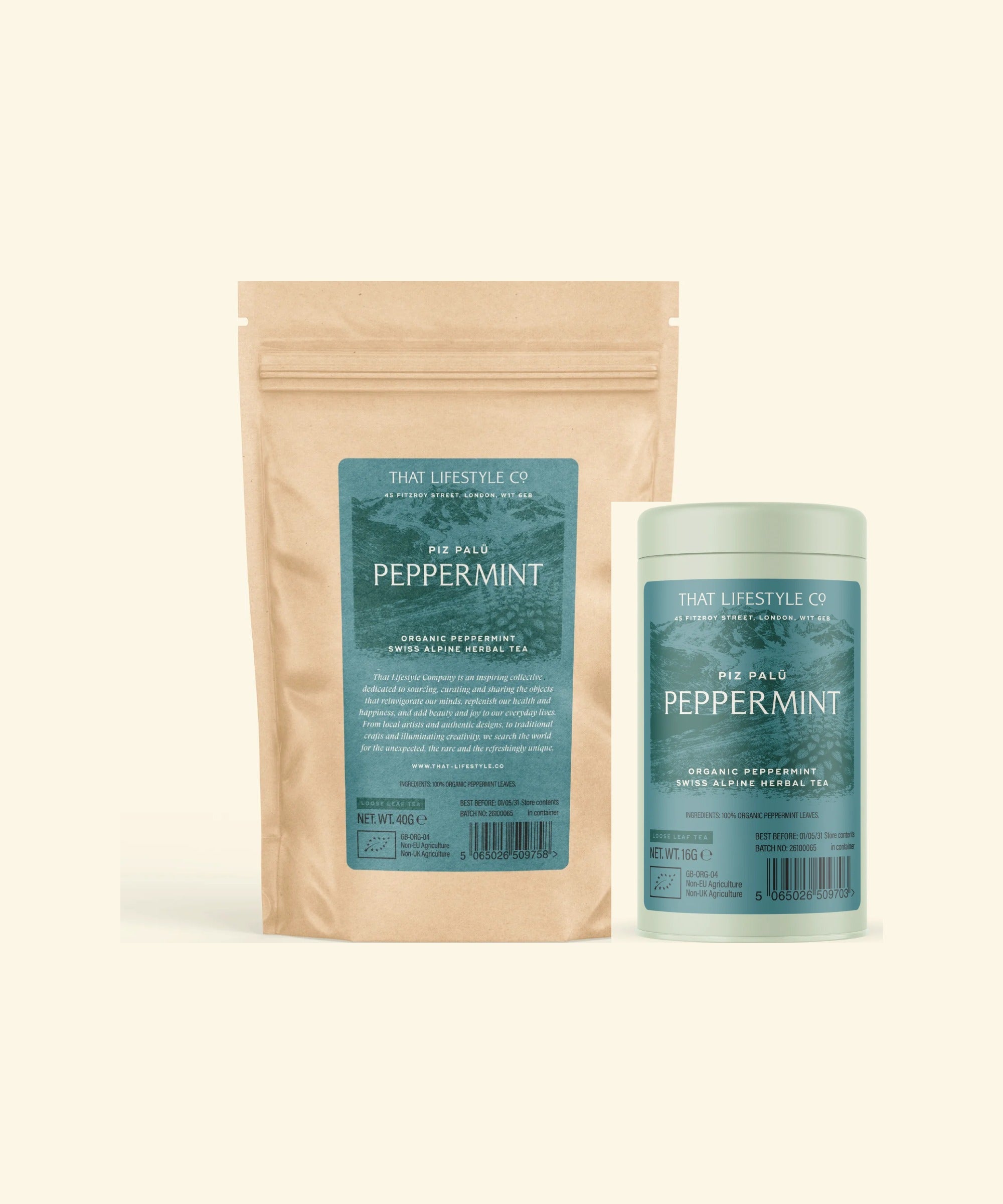 Alpine Peppermint Loose Leaf Bundle - Tin & Refill
